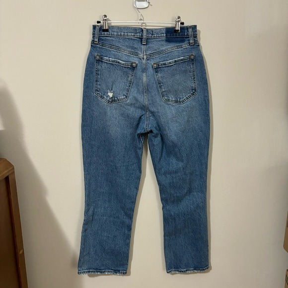 A&F Abercrombie Ultra High Rise Kick Flare Jeans Distressed CURVE LOVE‎ 29/8R - Picture 4 of 6